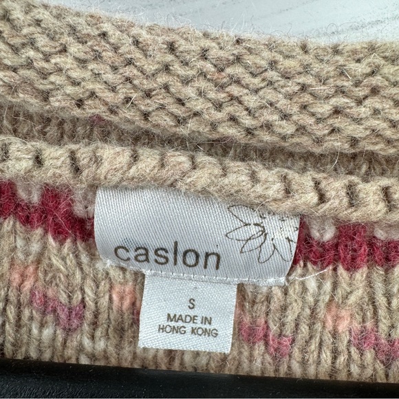 Caslon Small Y2K Lambswool Button-Front Cover-Up Sweater - Picture 6 of 9